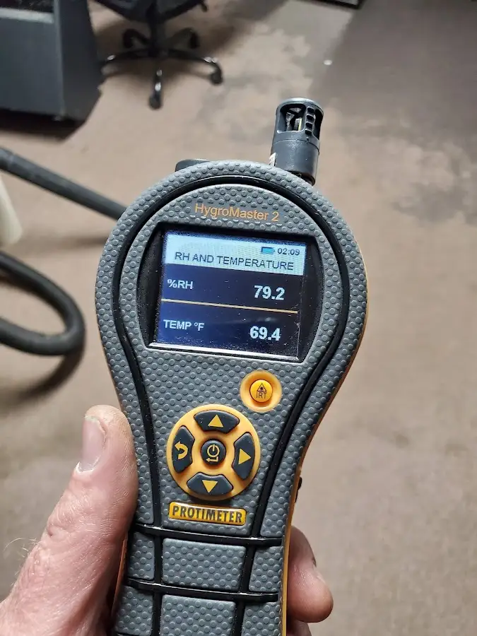 Moisture meter humidity assessment for Mold Remediation & Removal in Keokuk
