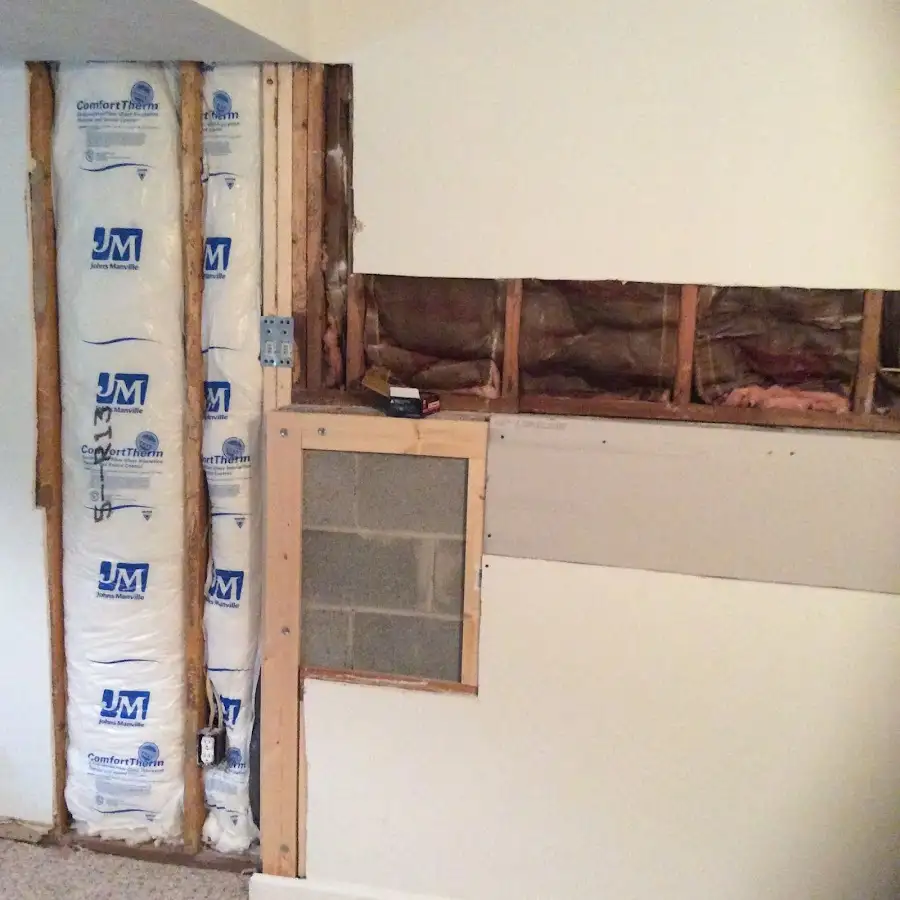 Wall insulation replacement during Contents Cleaning & Restoration in Keokuk